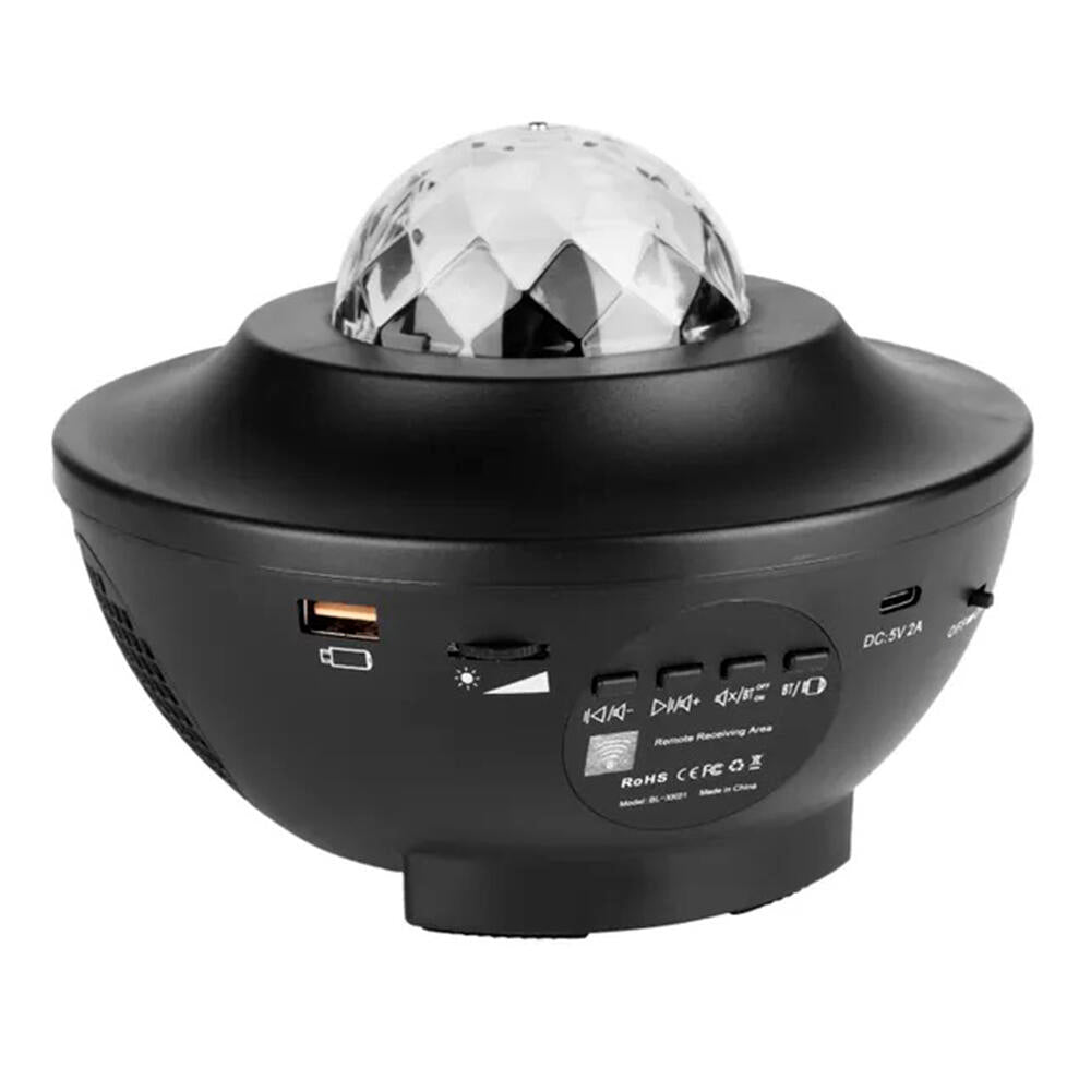 Proyector de Estrellas Galaxia LED con Altavoz Bluetooth, Mando y Temporizador – Luz Nocturna