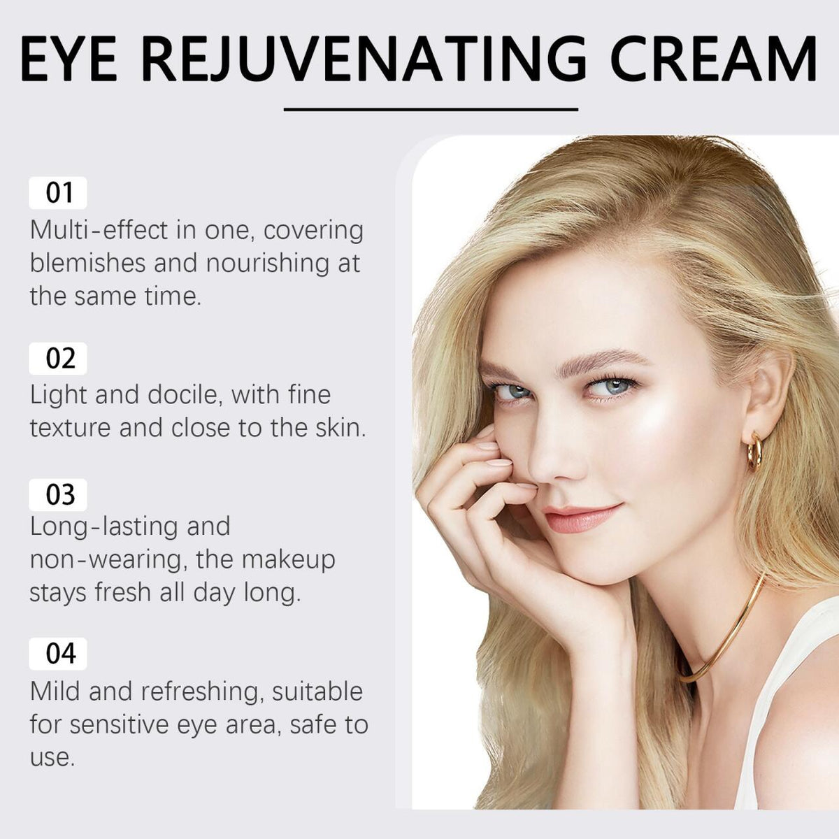 Contorno de Ojos Hidratante con Cafeína y Ácido Hialurónico 40 ml