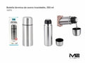 Botella Térmica de Acero Inoxidable 350 ml – Compacta y Sin BPA