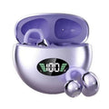 Auriculares Inalámbricos de Clip Bluetooth 5.4 – Morado, 4 h de Autonomía