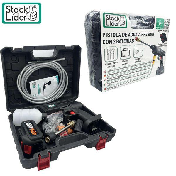 Pistola de Agua a Presión Inalámbrica con 2 Baterías – Jardín, Coche y Hogar | 30 Bar