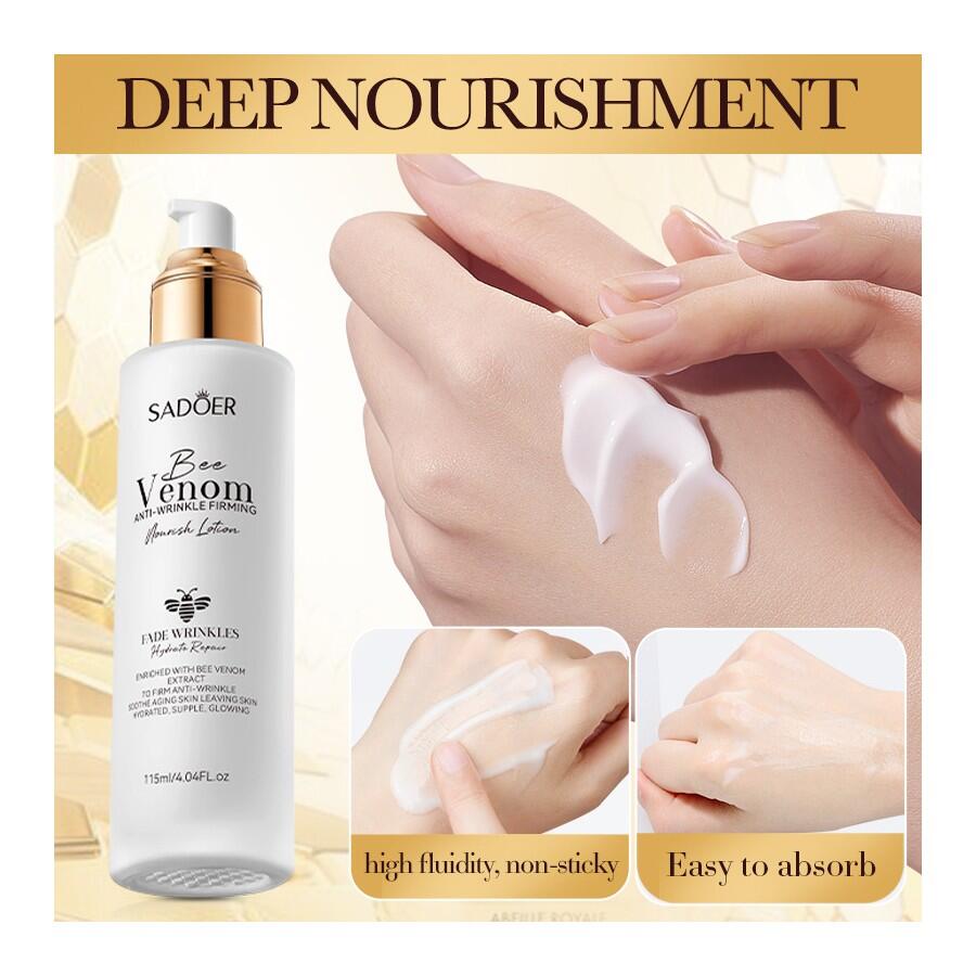 Loción Facial Nutritiva con Veneno de Abeja 115 ml – Hidratación Ligera
