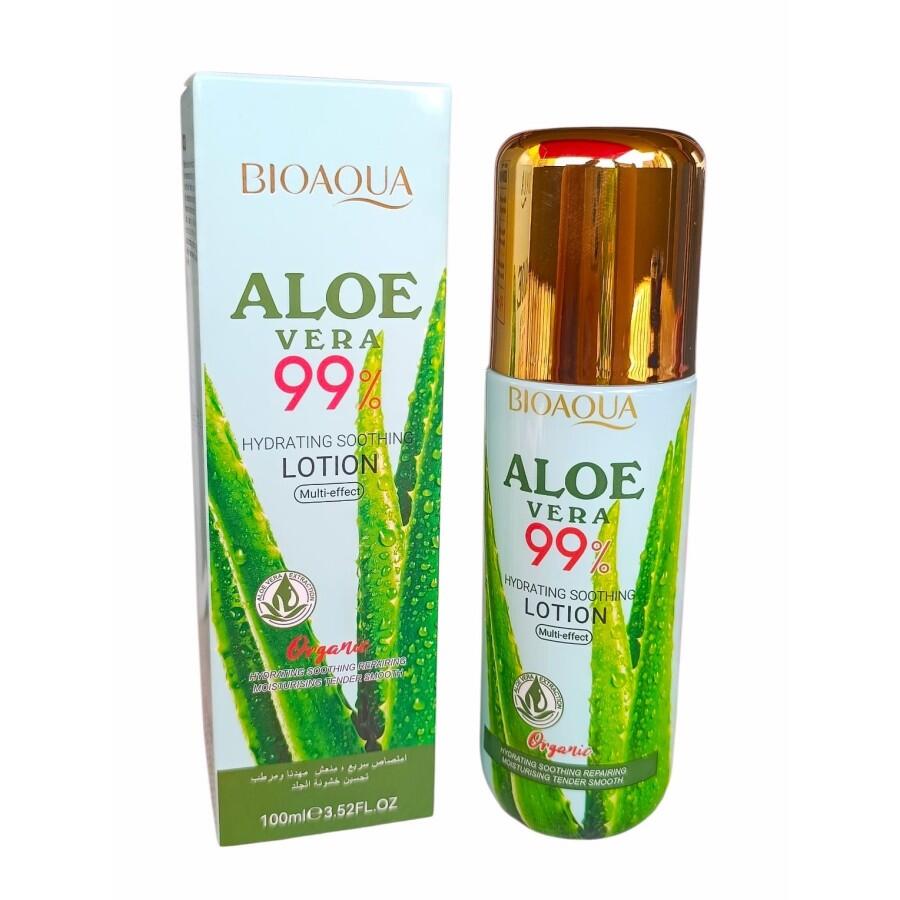 Loción Facial Hidratante y Calmante con Aloe Vera 99% 100 ml – Bioaqua