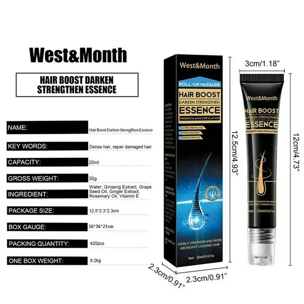 Esencia Capilar Roll-On con Romero y Biotina 20 ml – Cuidado del Cuero Cabelludo