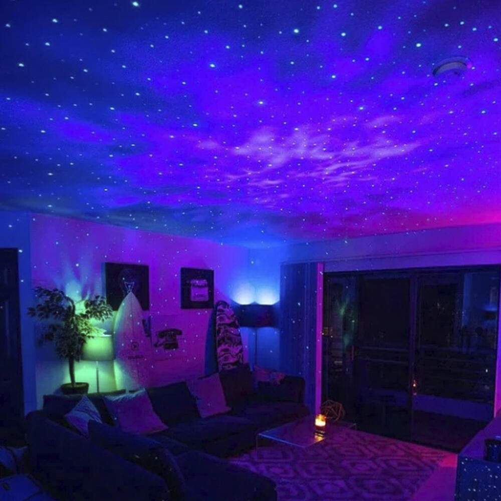 Proyector de Estrellas Galaxia LED con Altavoz Bluetooth, Mando y Temporizador – Luz Nocturna