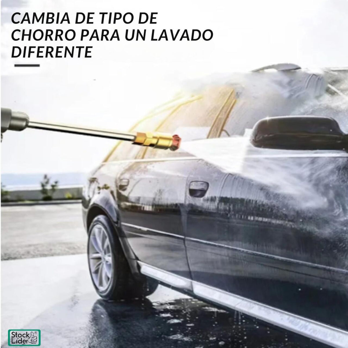 Pistola de Agua a Presión Inalámbrica con 2 Baterías – Jardín, Coche y Hogar | 30 Bar