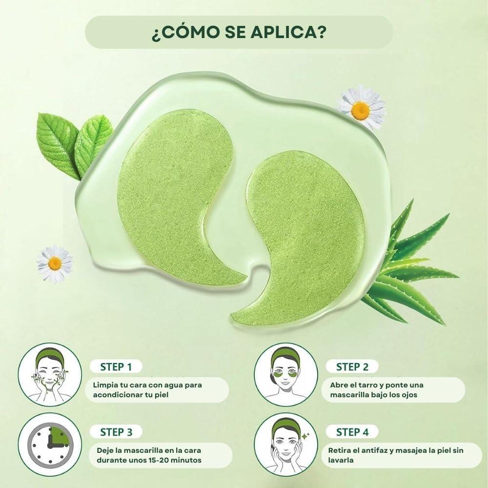 Parches de Hidrogel para Ojos con Colágeno Vegetal – Hidratantes y Refrescantes