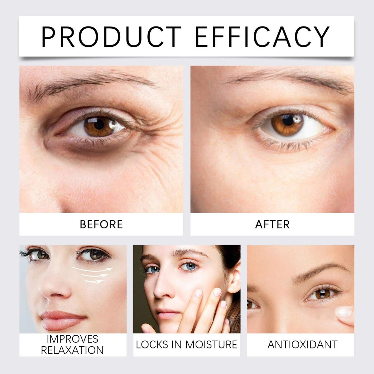 Contorno de Ojos Hidratante con Cafeína y Ácido Hialurónico 40 ml