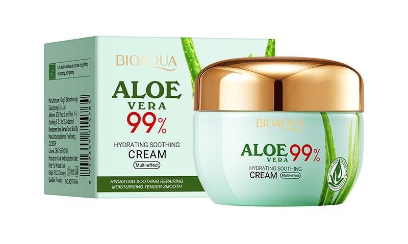 Crema Facial Hidratante con Aloe Vera 99% 50 g – Bioaqua
