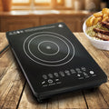 Placa de Inducción Portátil 1500 W – Panel Táctil, 8 Programas y Temporizador 3 h