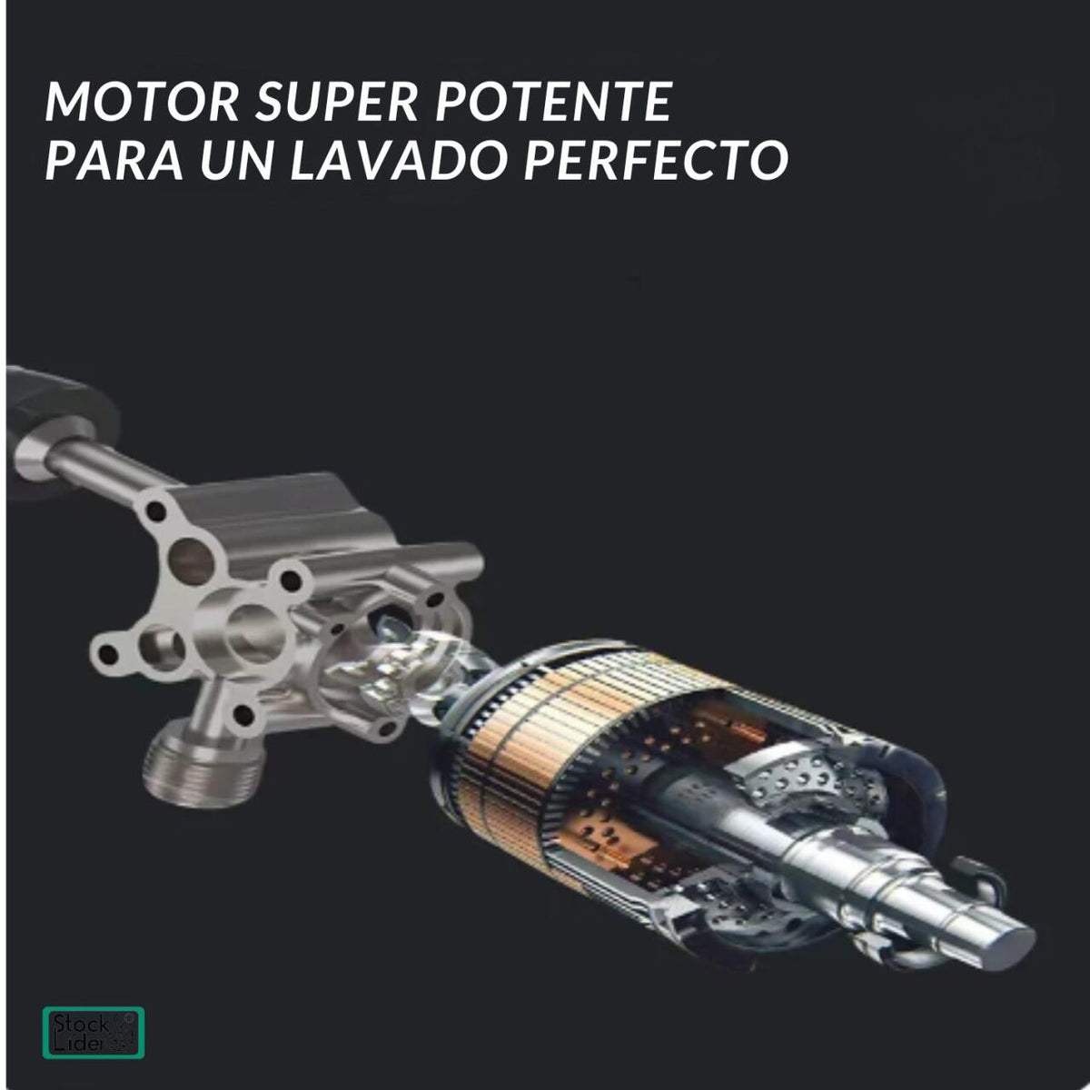 Pistola de Agua a Presión Inalámbrica con 2 Baterías – Jardín, Coche y Hogar | 30 Bar