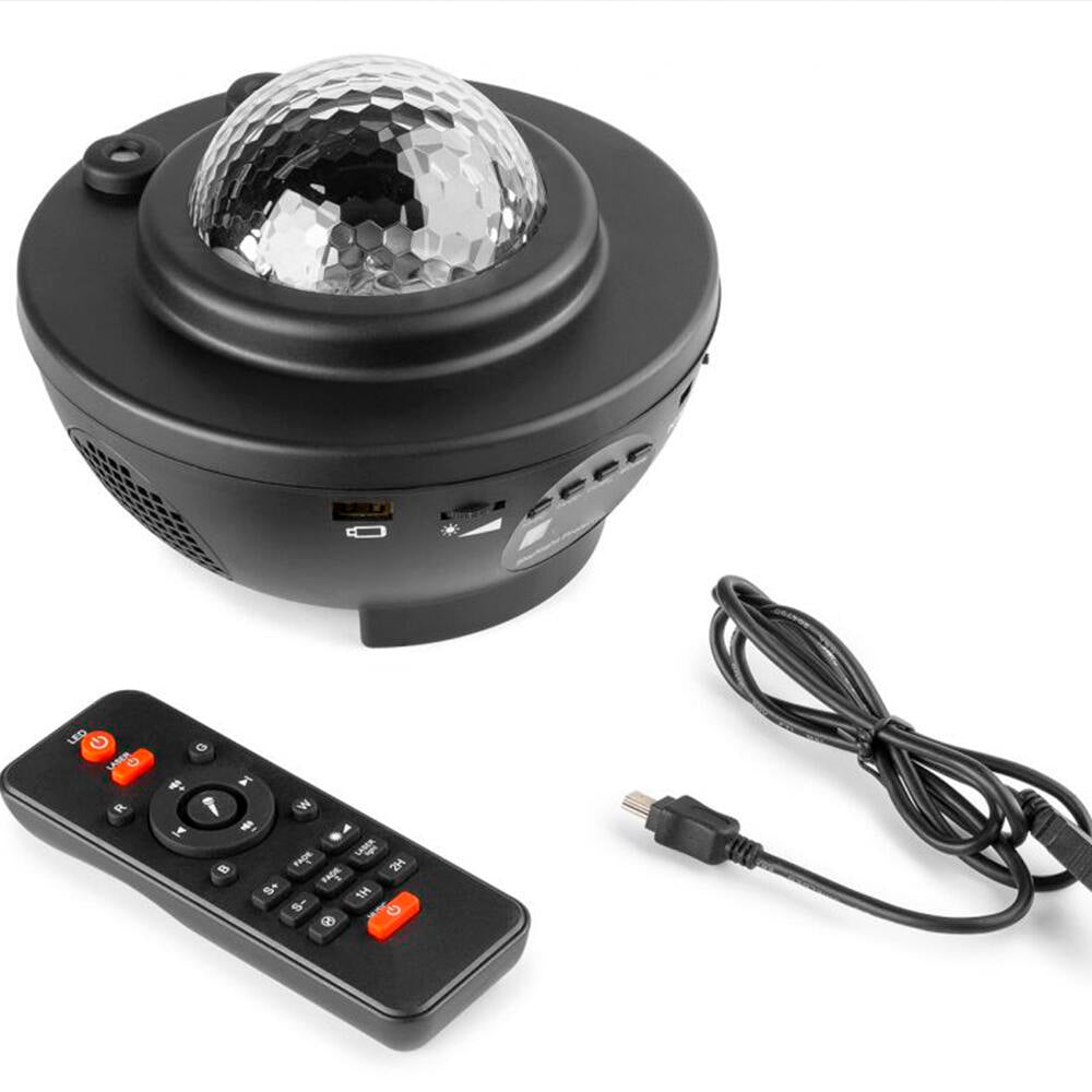 Proyector de Estrellas Galaxia LED con Altavoz Bluetooth, Mando y Temporizador – Luz Nocturna