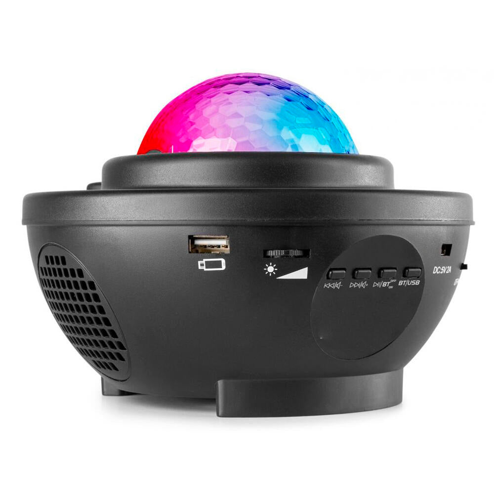 Proyector de Estrellas Galaxia LED con Altavoz Bluetooth, Mando y Temporizador – Luz Nocturna