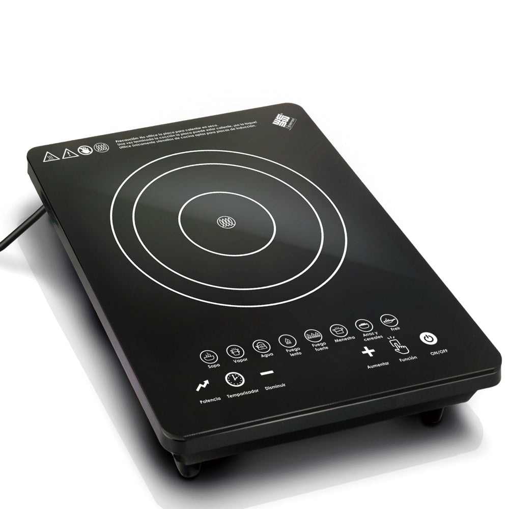 Placa de Inducción Portátil 1500 W – Panel Táctil, 8 Programas y Temporizador 3 h