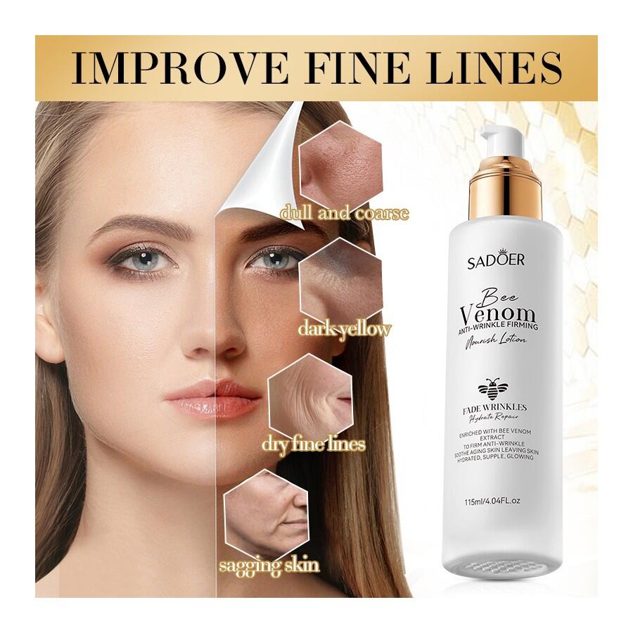 Loción Facial Nutritiva con Veneno de Abeja 115 ml – Hidratación Ligera