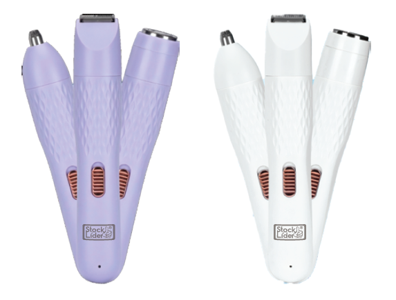 Depiladora Recargable 3 en 1 con Cabezales Intercambiables – Resistente al Agua IPX7